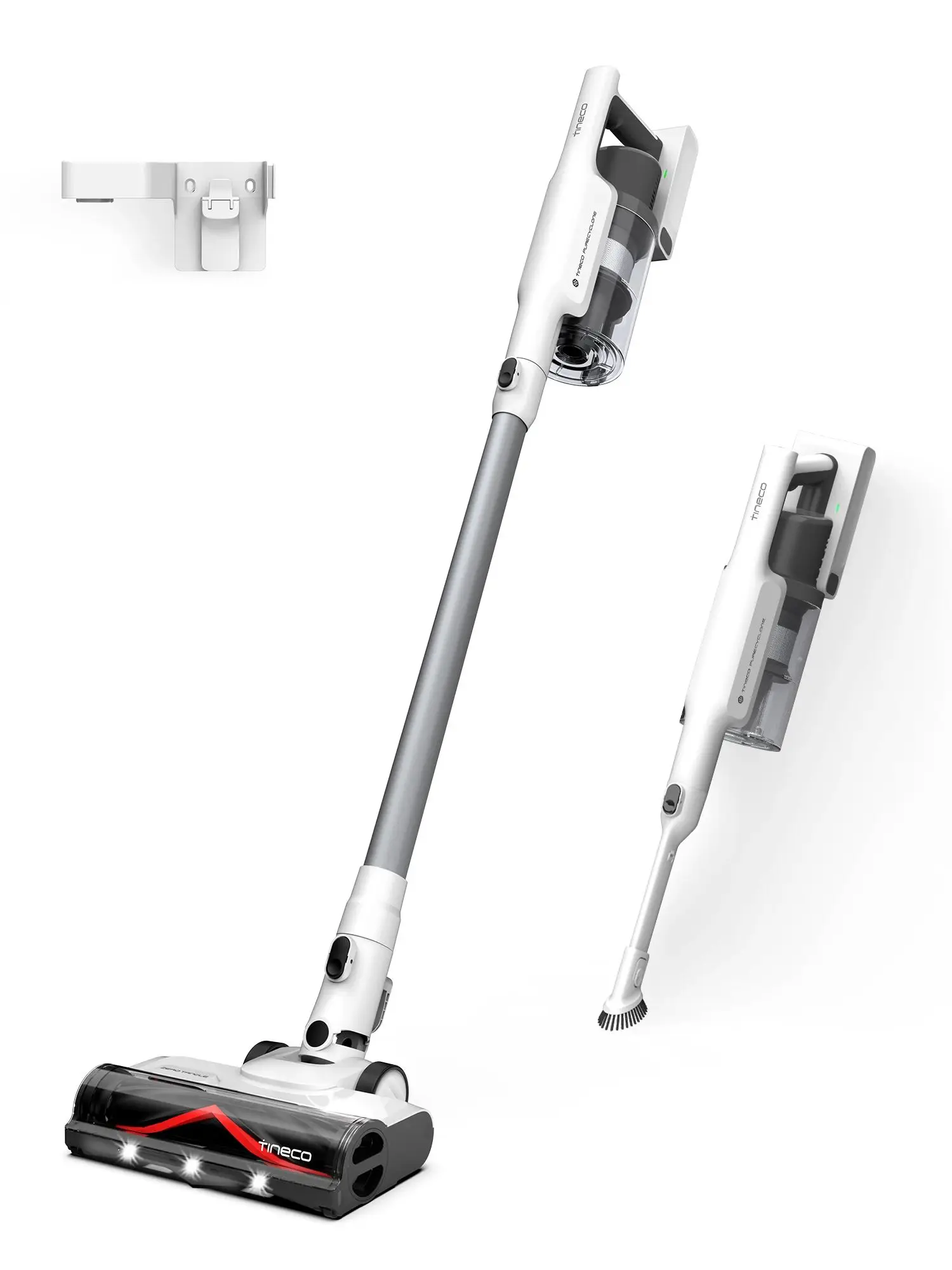 Tineco A30S Akku Staubsauger, Kabelloser Stabstaubsauger 160W 20000pa 60 Min Laufzeit, Handstaubsauger mit 1L Staubbehälter Zero