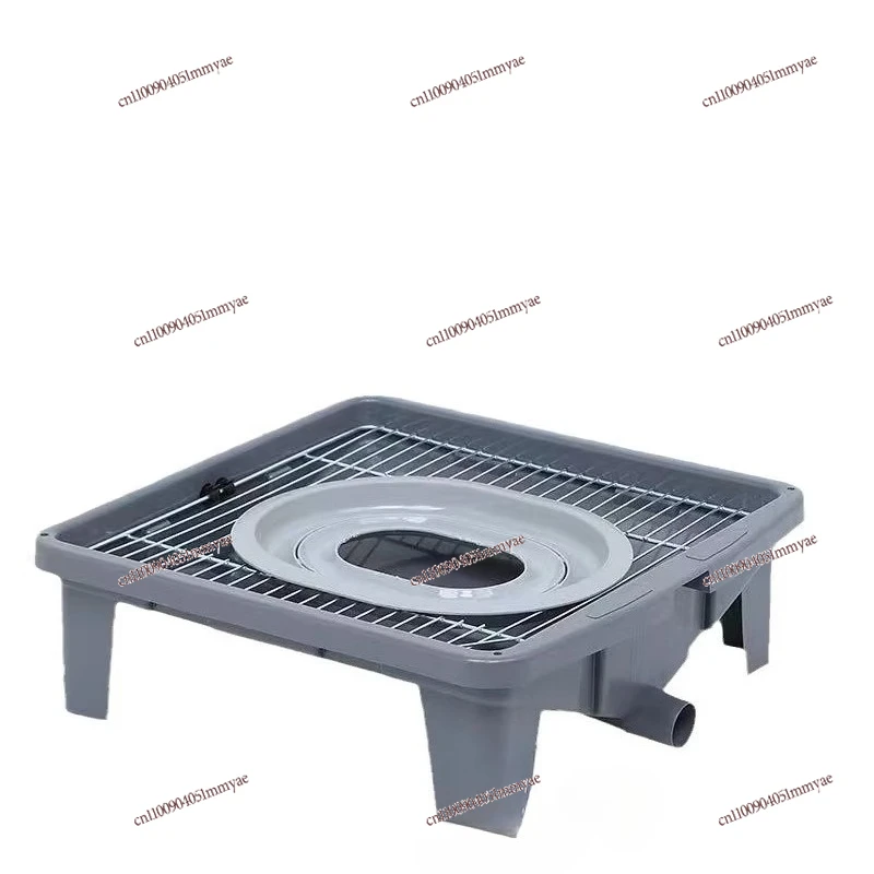 

Cat litter box toilet training dog toilet is convenient for flushing and can be connected to a timer