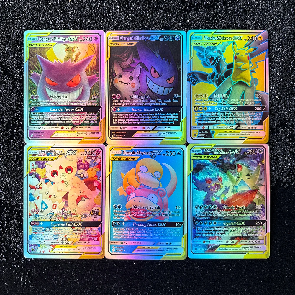 

Self-Made Proxy Card Single Card English Sun&Moon GENOAR MIMIKYU Trading Card Game Card Anime Toy 10Points Rating Card