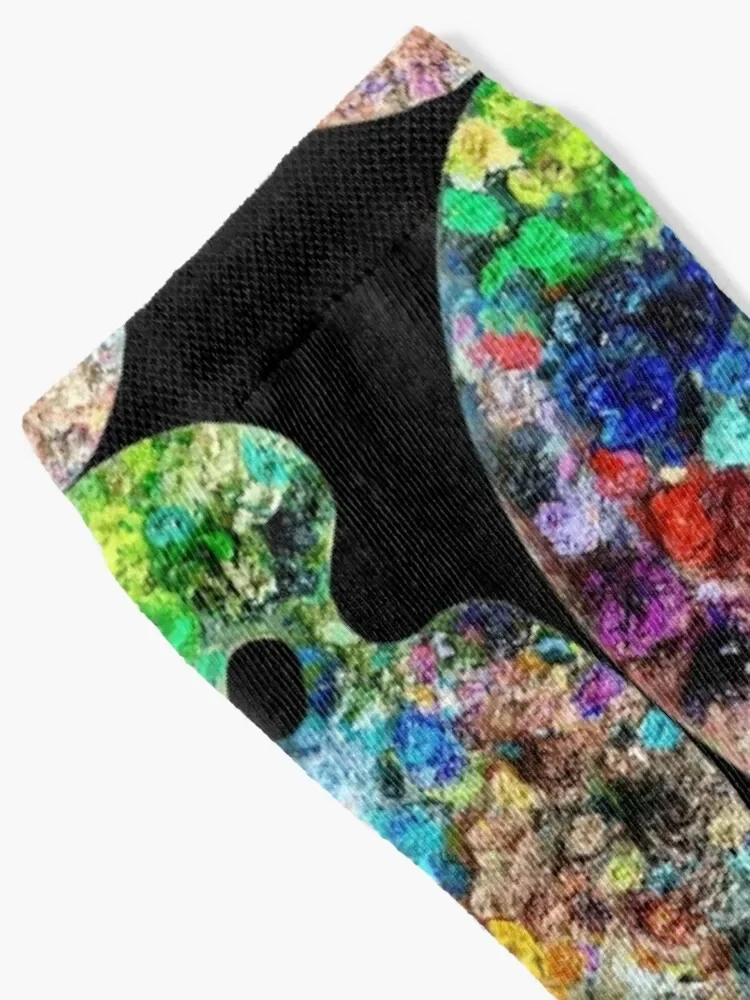 Painter's Palette Socks designer halloween Woman Socks Men's