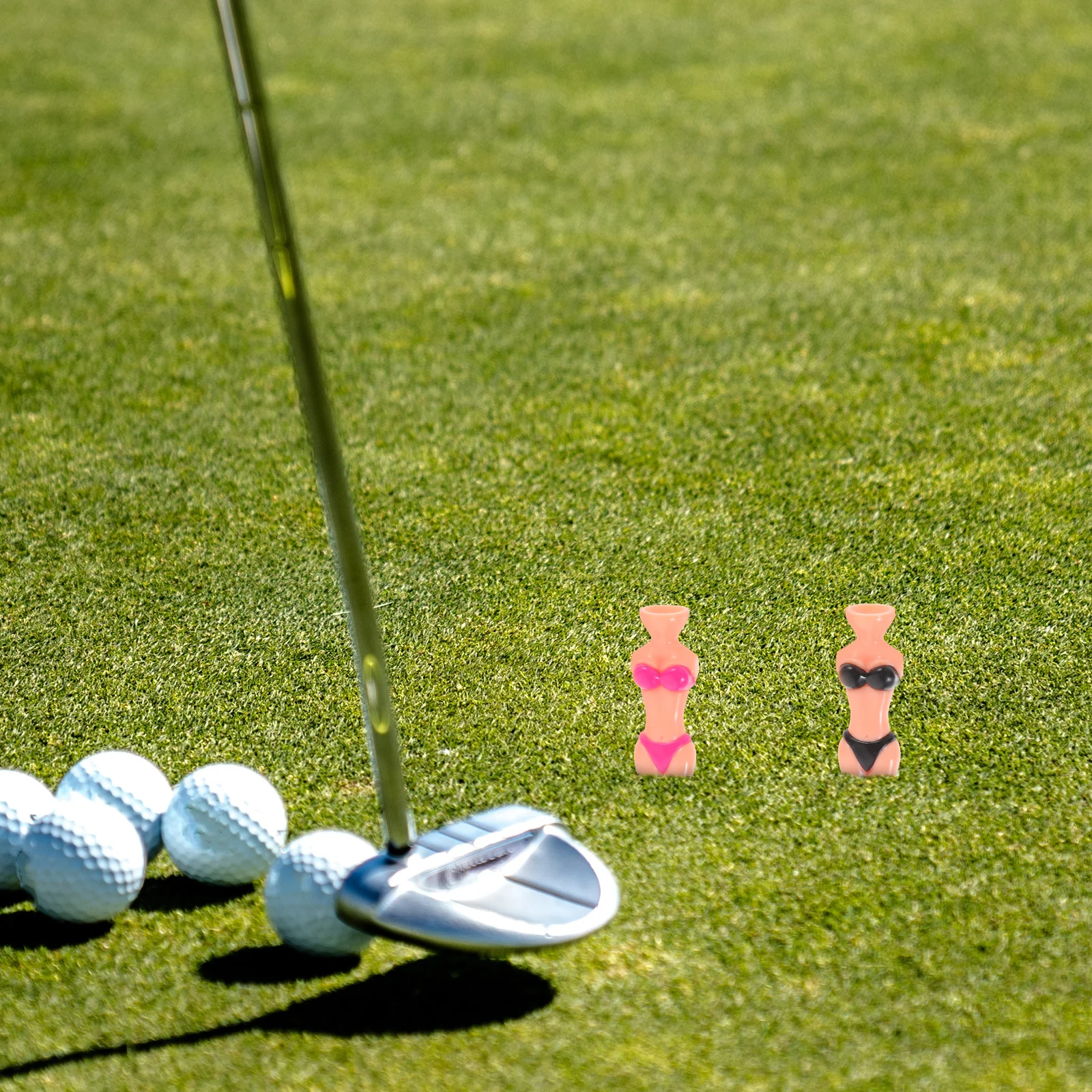 

6Pcs Golfs Tees Holders Durable Plastic Easy to Carry Reusable Long Lasting Golf Practice Accessories Tees Golf