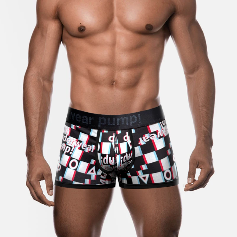 

New Men's Boxers Bikini Gay Underwear Sissy Lingerie Mesh Breathable Hombre MaleThong Srting Comfortable Panties Sexy Underwear