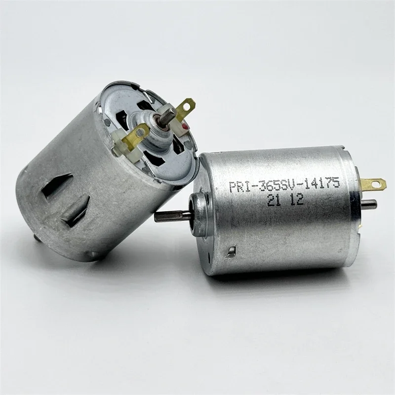 PRI-365SV-14175 Micro 365 Motor Dual 2.3mm Shaft DC 12V 14.4V 18V 24V 10500RPM Mini 28mm Electric Motor DIY Home Sweeper Robot