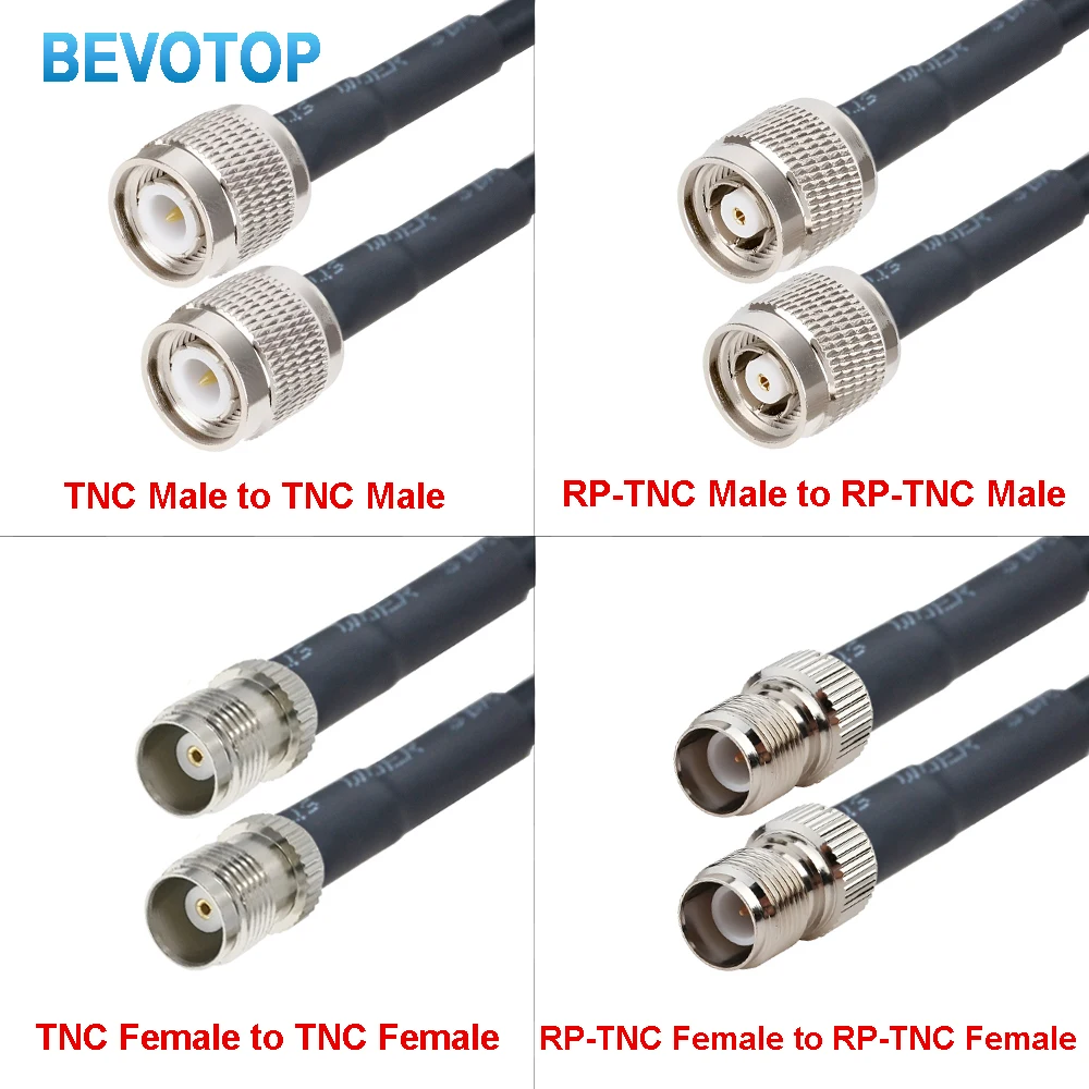 1PCS LMR300 Cable TNC Type Male to Male, Male to Female, Female to Female Low Loss RF Coaxial LMR-300 50-5 Jumper 15CM~30M