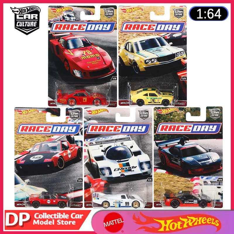

Hot Wheels Premium Car Culture 2017 Race Day Assortment (Set of 5) 1:64 Scale Diecast Vehicle Model Car