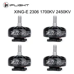 4PCS iFlight XING E PRO 2306 1700KV 2450KV 2-6S Brushless Motor for RC Models Multicopter FPV DIY Racing Parts Accs