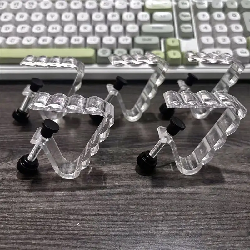IALJ-12 Pieces Adjustable Clear Tablecloth Clips, Strong Grip To Prevent Slippage And Ensure Stability