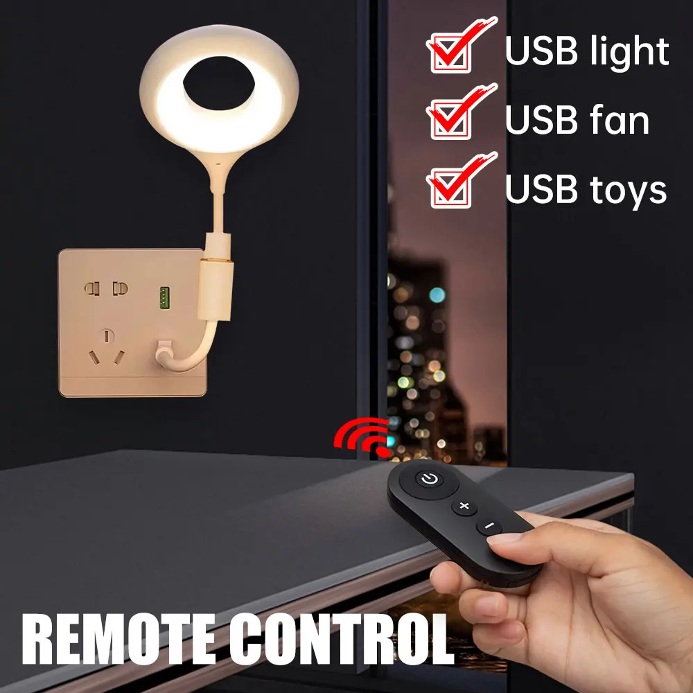 DC 5V USB RF Remote Switch Wireless LED Strip Dimmer Fan Speed Controller Module for Cabinet Night Lights DIY Lighting Control