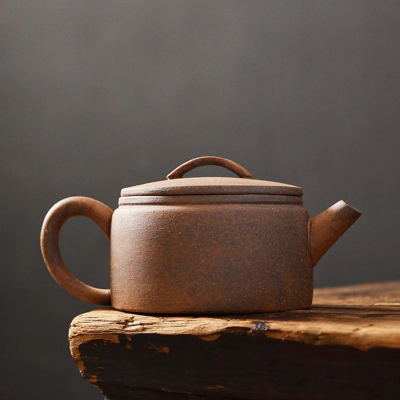 145ML Retro Japanese Style Pot Teapot Kung Fu Coarse pottery Tea Making Device Tea Infuser Tea Kettle Chinese Small Teapot