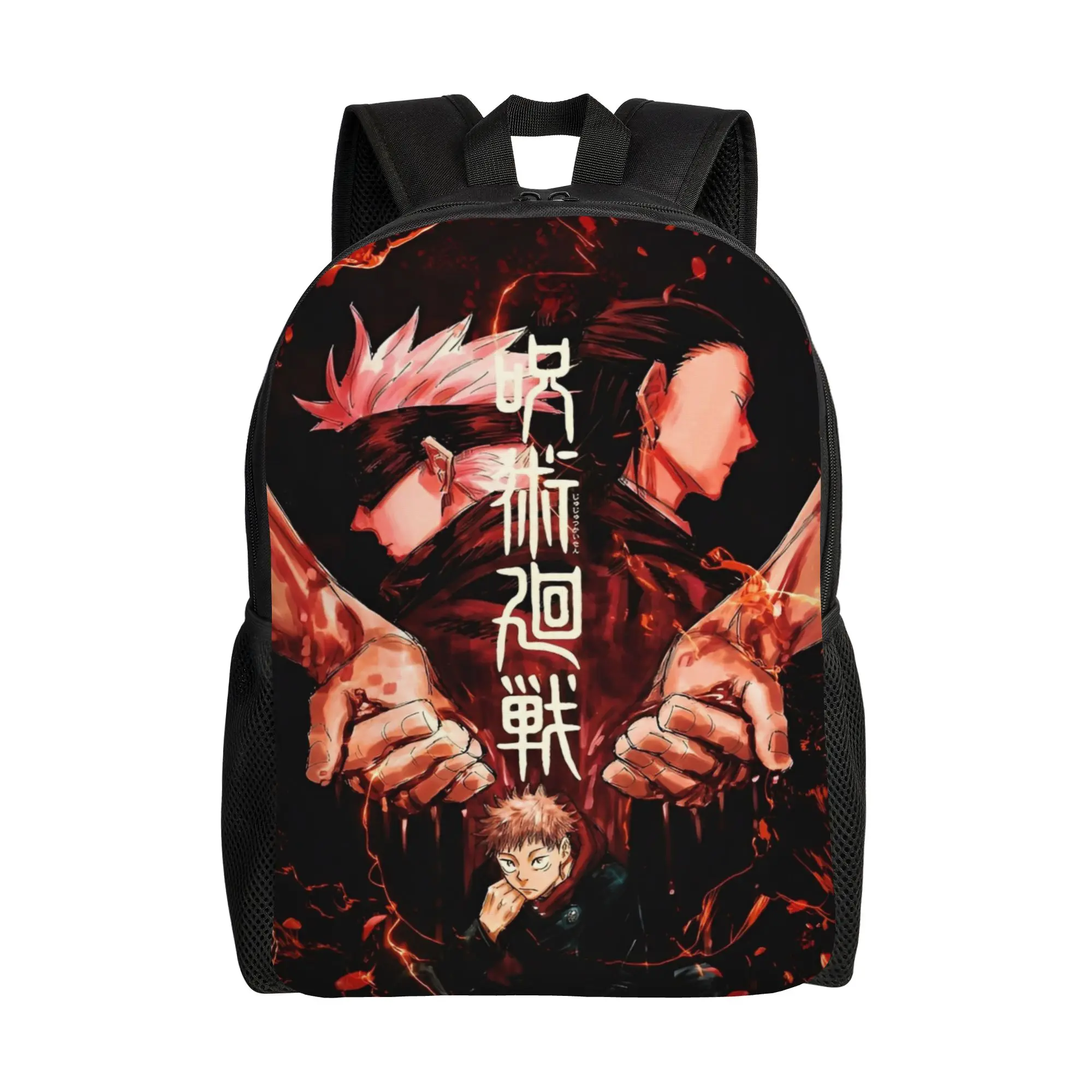 

Рюкзак Jujutsu Kaisen для подростков, молодежный, для активного отдыха, для студентов, деловой, крутой аниме-рюкзак для мужчин и женщин, холщовая сумка для ноутбука