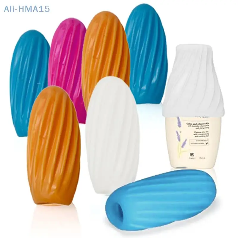 Leak Proof Cover Silicone Cosmetic Leakproof Sleeve Toiletries Container Shampoo Conditioner Bottle Anti-leak