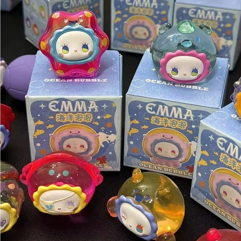 

Новая серия «Эмма Секретный лес», слепая коробка, загадочная коробка, океанский пузырь, милые частицы, ювелирные изделия в виде животных, серия украшений для зерна, подарок