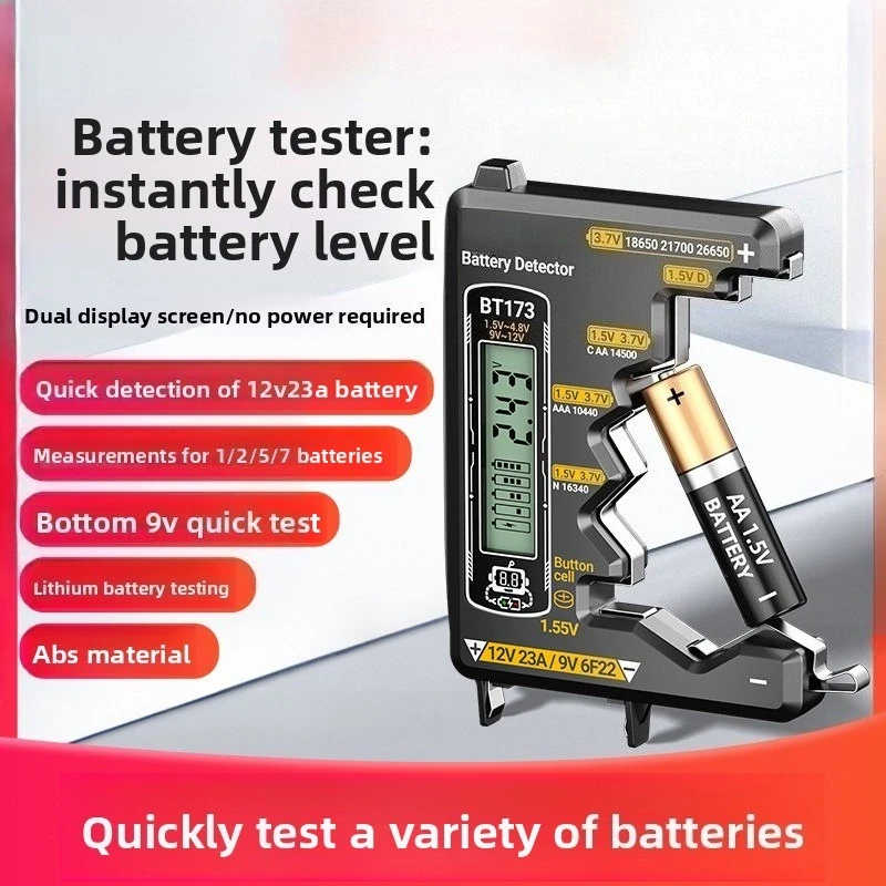 Digital Multimeter Intelligent Automotive Voltage Triode Tester SZ818+BT173 9V/12V Digital Display Battery Tester Detector Tools
