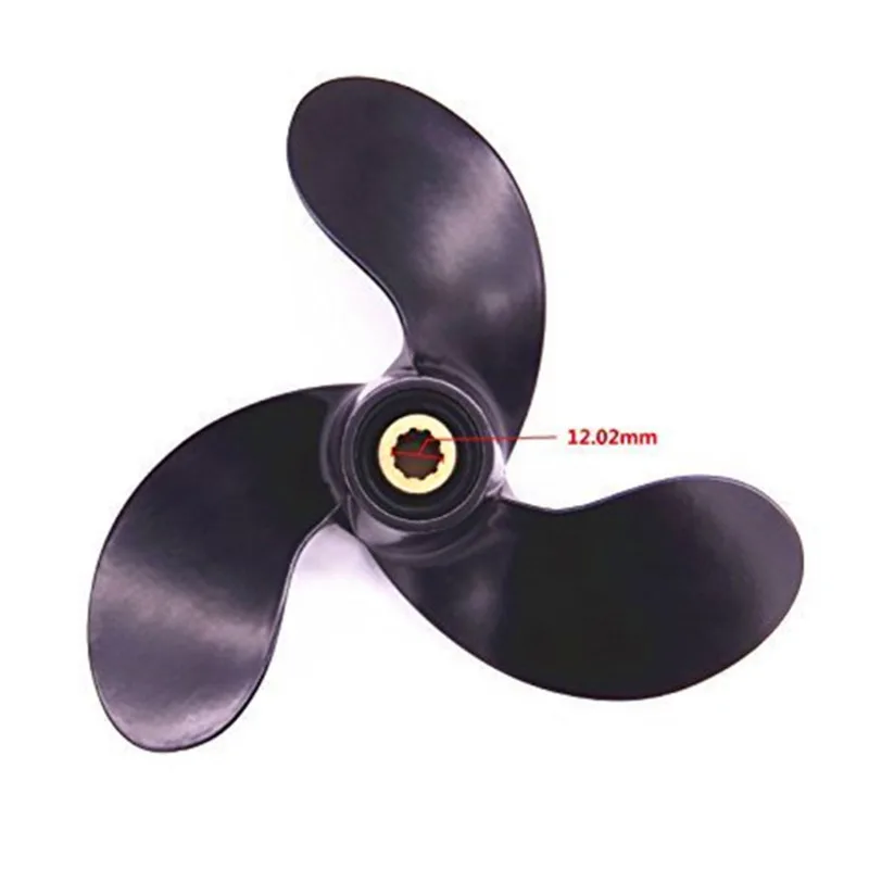 Aluminum Propeller For Suzuki 2.5HP DF2.5 Outboard Motors A520 7 3/8 x 5 3/8 58110-97JA0-019