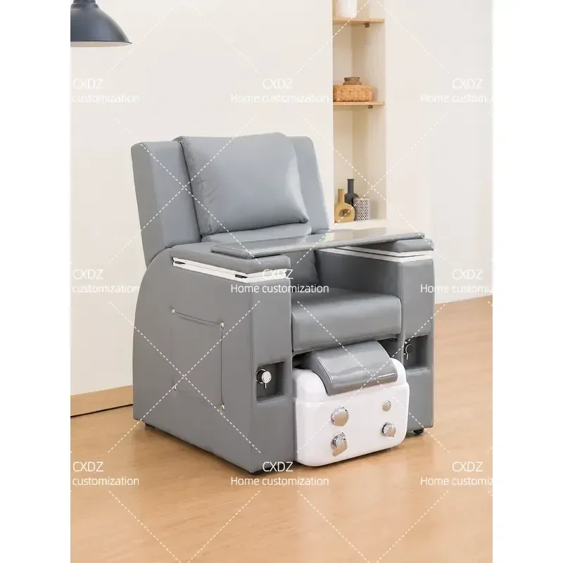 Multifunctional Electric Manicure Sofa Foot Bath Chair for Beauty Salon Spa Pedicure Massage Recliner with Footrest