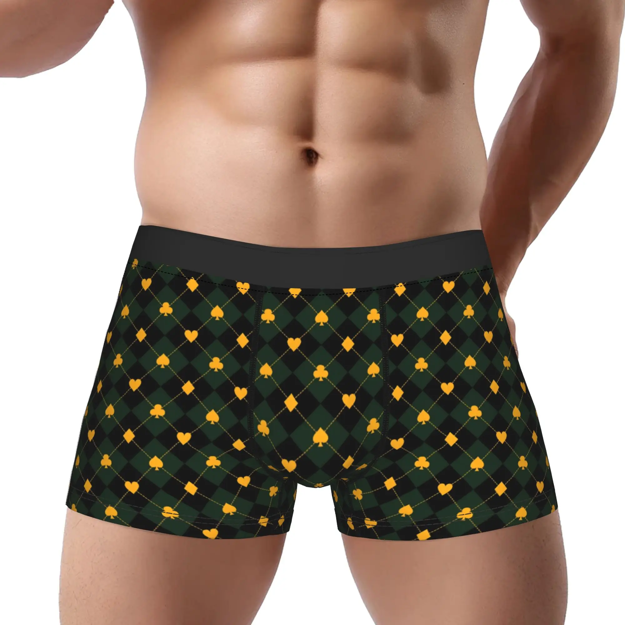 

1Piece St. Patrick's Day Shamrock Green Irish Underpants Breathbale Male Underwear Ventilate Shorts Boxer Briefs