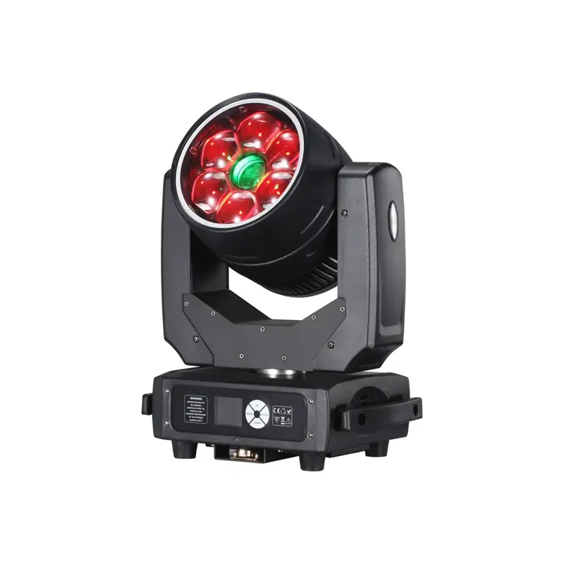 2pcs New Zoom Led Moving Head Led Bee Eyes 6x40w Rgbw 4in1 +60w led wash  Zoom Moving Head Light