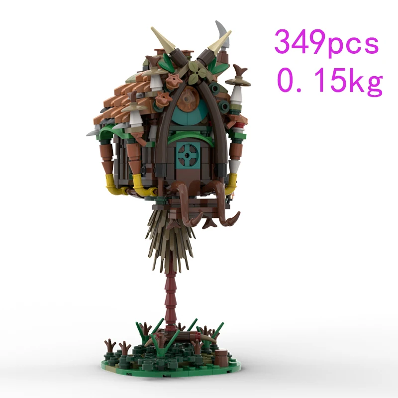 32 Spot MOC-128416 349 stücke Kleine Haus Kleine Partikel Montage Bausteine Pädagogisches Spielzeug Modell Geschenk Set Ornamente