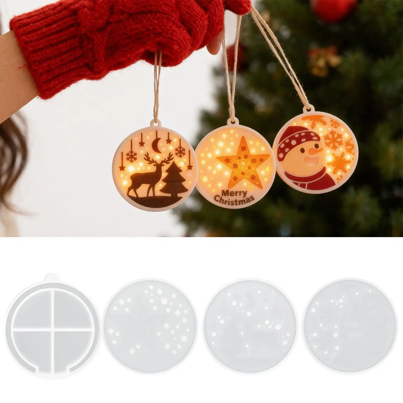 

Рождественская силиконовая форма, легкосъемная гибкая силиконовая форма для украшения снеговика с оленями для дома, школы, студии, классной вечеринки