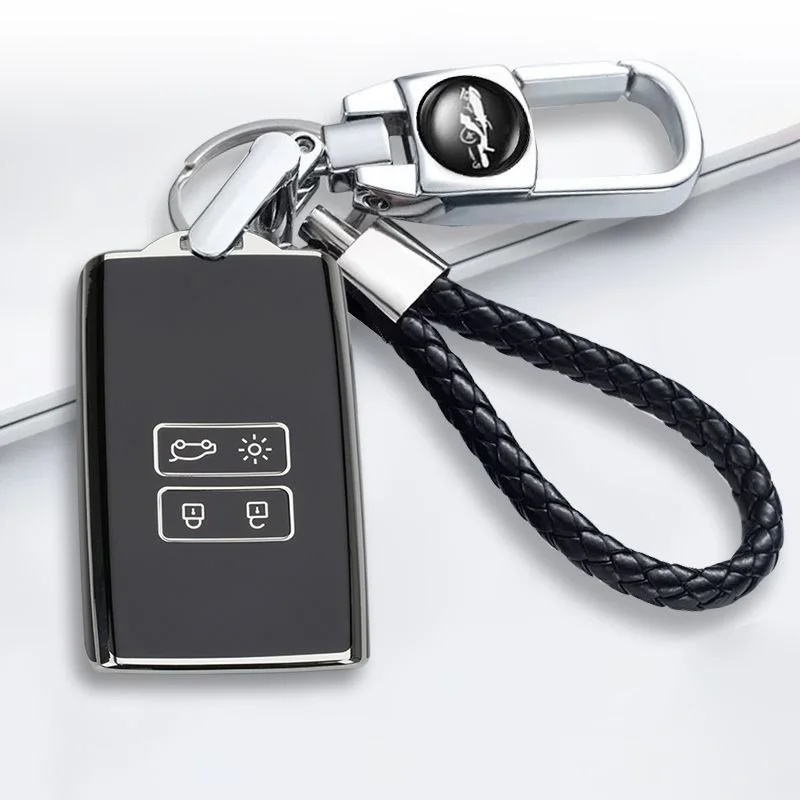 TPU Auto Karte Schlüssel Fall Abdeckung Shell Fob Für Renault Koleos Captur Megane Clio Scenic Talisman Arkana Für Dacia Sandero Zubehör