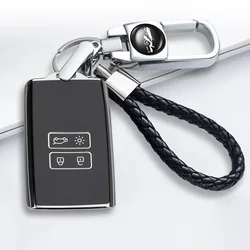 TPU Car Card Key Case Cover Shell Fob For Renault Koleos Captur Megane Clio Scenic Talisman Arkana For Dacia Sandero Accessories