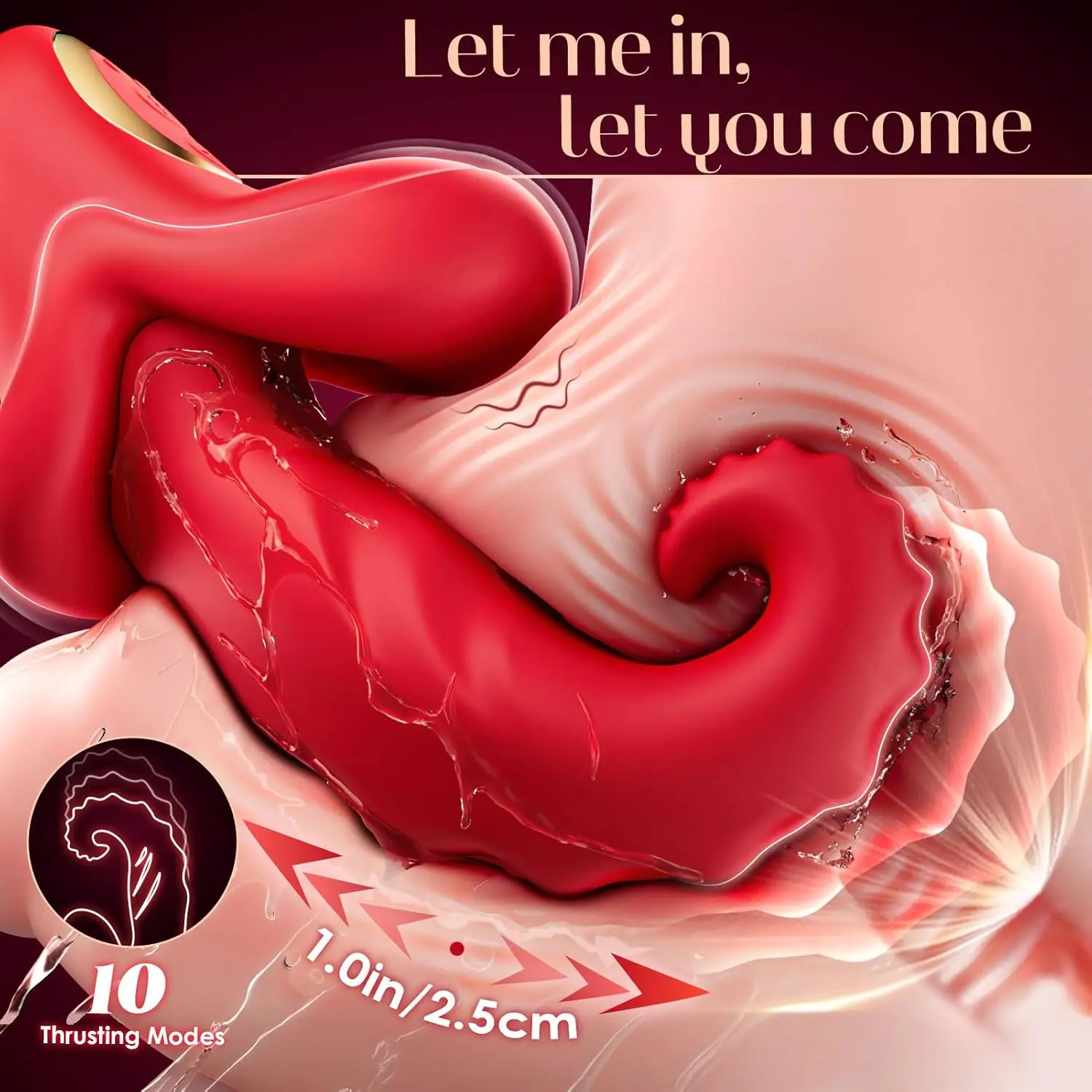 Thrusting Licking Tongue Vibrator for Women G Spot Clit Stimulator Female Masturbation Nipples Vagina Massager Adults Sex Toy - Image 2