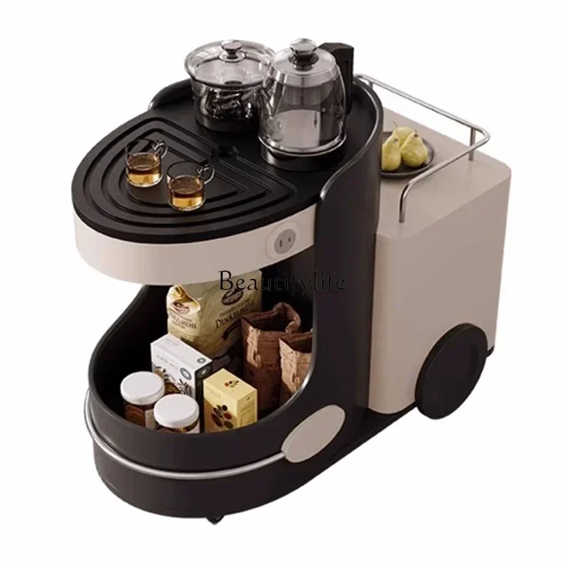 

LJY12Cream wind movable tea cart household small apartment