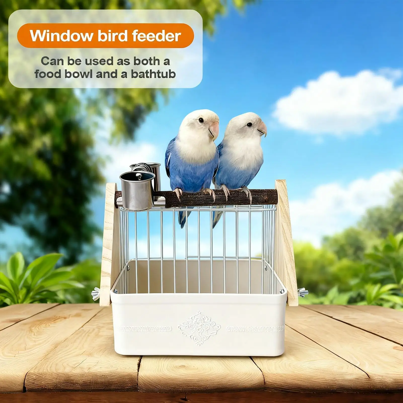 

Подставка-туалет для попугаев и неразлучников с ведром для приучения к туалету, для арах, конуров, волнистых попугайчиков, для зоопарков и вольеров