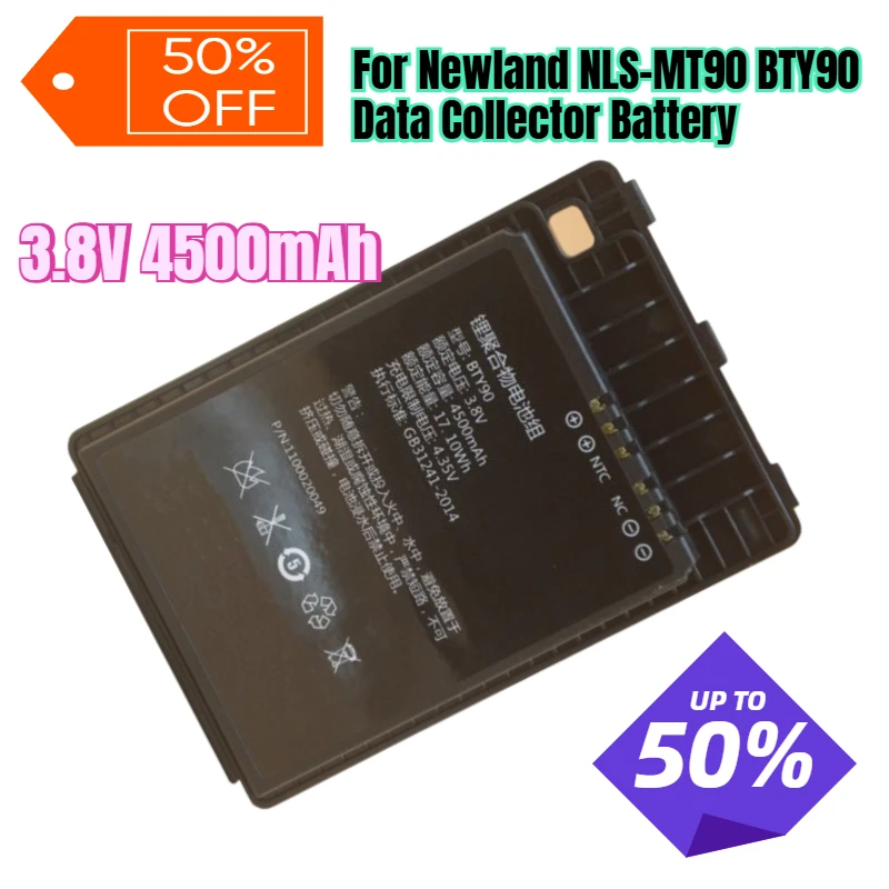 

3.8V 4500mAh for Newland NLS-MT90 BTY90 Data Collector Battery