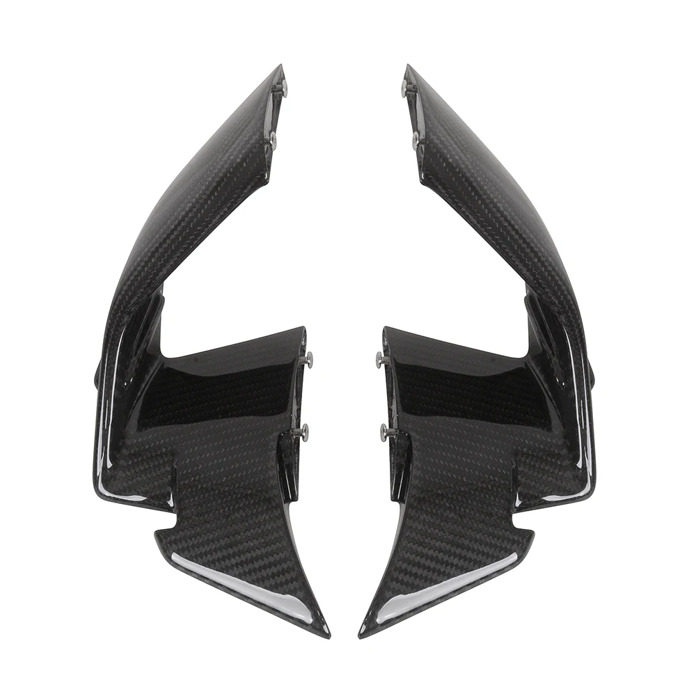 For BMW S1000RR M1000RR 2023 2024 Double-sided Carbon Fiber Front Side Aerodynamic Winglets Fairing Motorcycle Modification Air