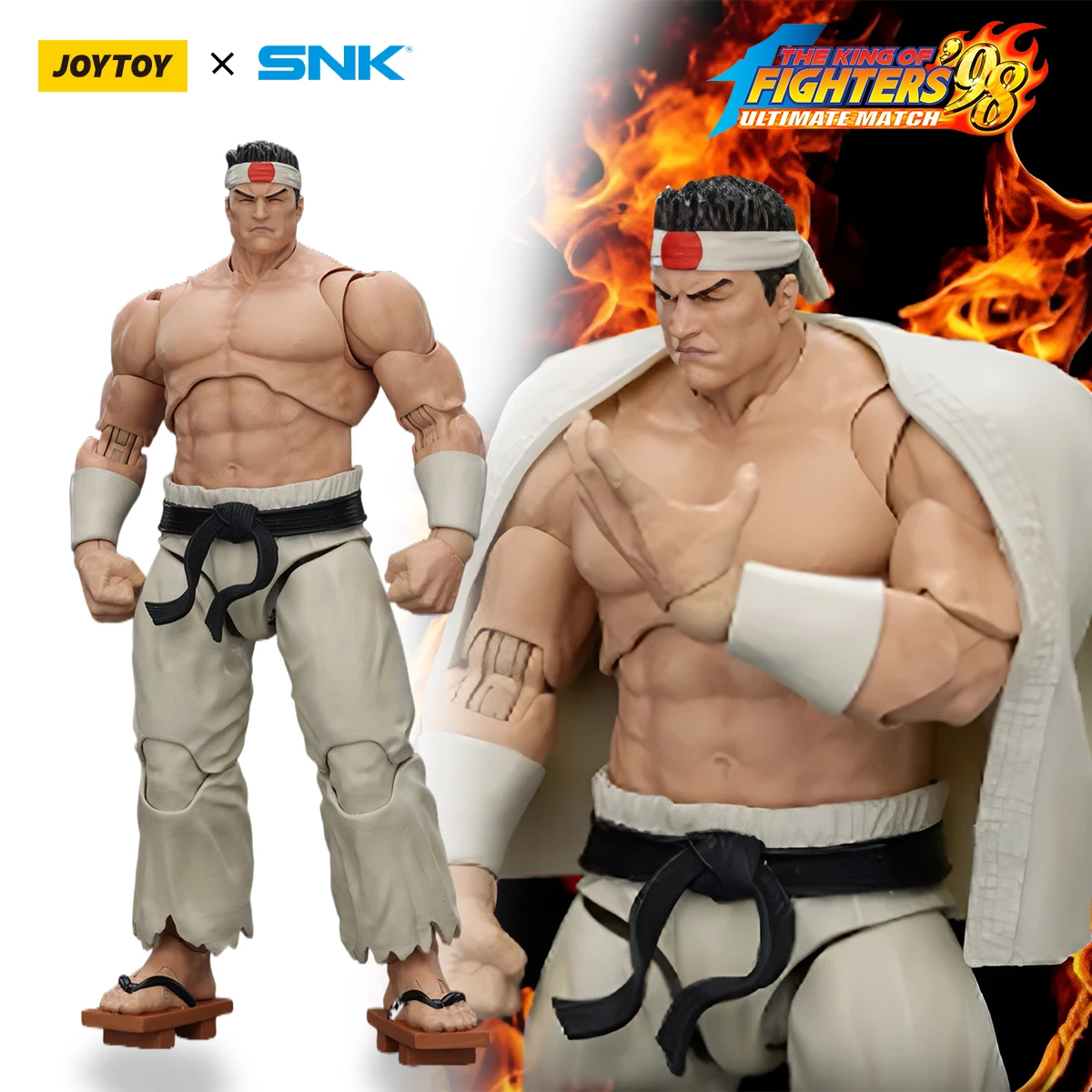 

JOYTOY SNK KOF 98UM Action Figure 1/18 Hero Team Goro Daimon Anime Figurine Joints Movable Figure Collection Model Toy Gift