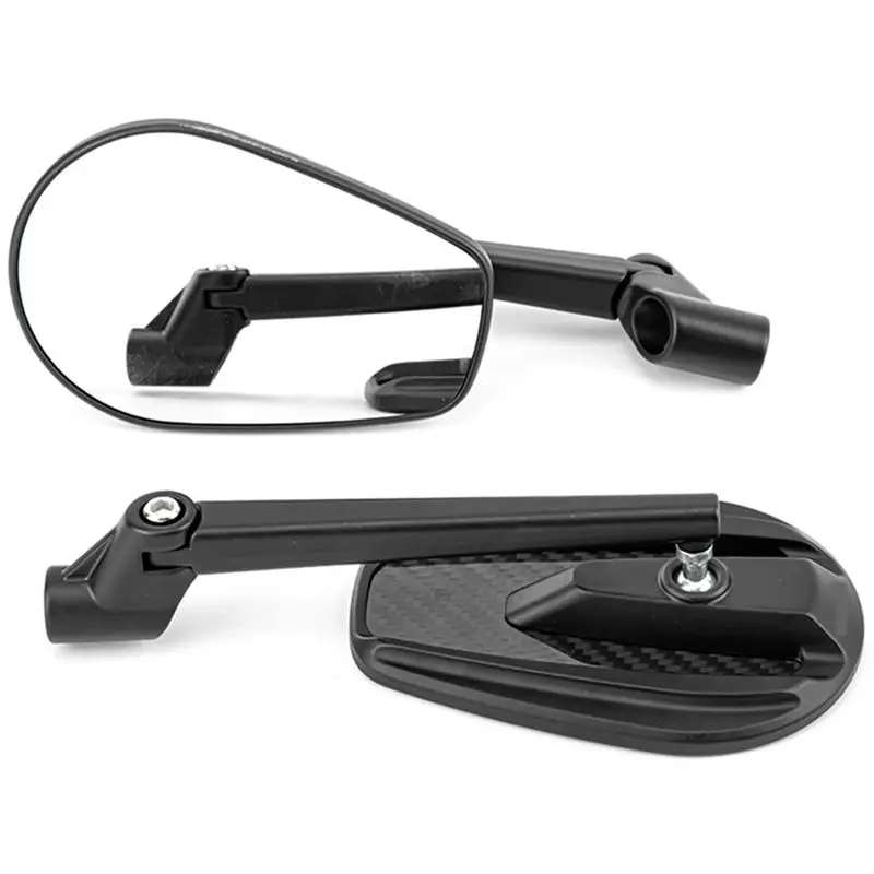 

Rearview Mirror Ellipse Suitable For Electric Vehicles And Motorcycles CNC Aluminum Alloy Carbon Fiber View Reversing-T61C
