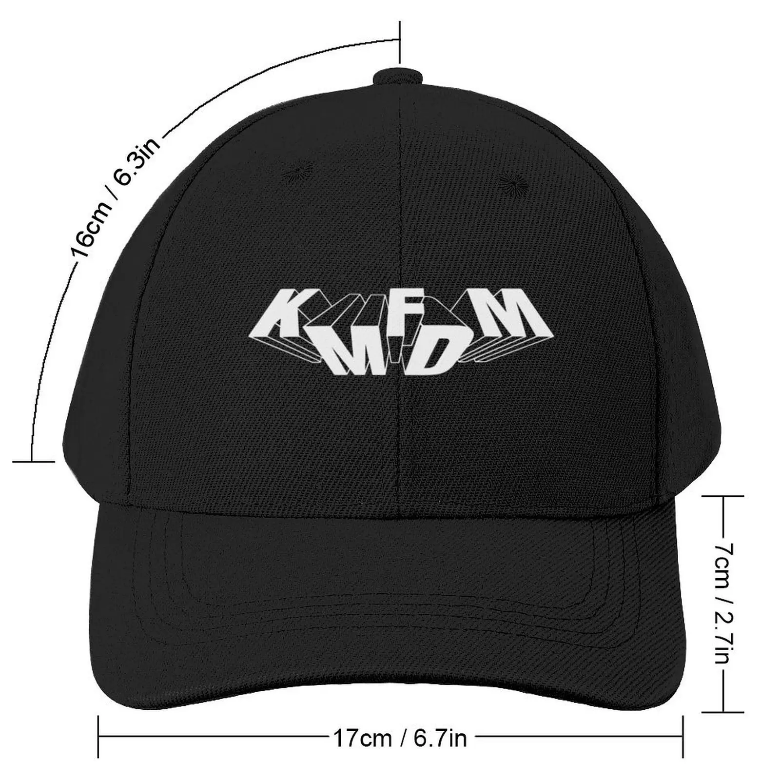 KMFDM Baseball Cap Hat Luxury Brand derby hat Anime Christmas Hat Ladies Men's