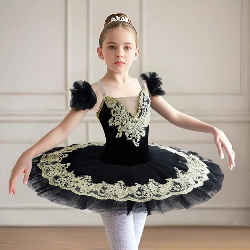 black-professional-ballet-tutu-skirt-for-girls-women-sequin-swan-lake-performance-costume-adult-kids-ballerina-party-dress