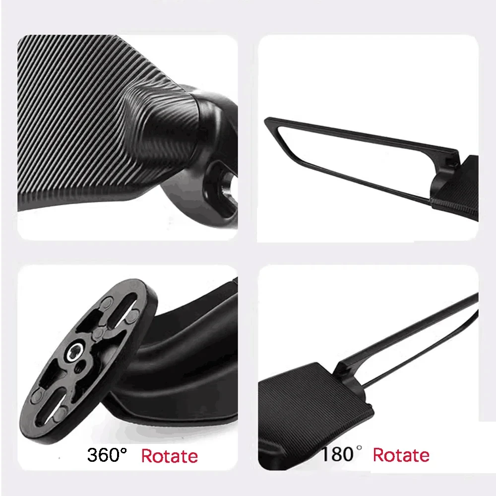For SUZUKI GSXR600 GSXR750 GSXR1000 GSXR 600 GSX-R 750 GSX R 1000 R600 R750 R1000 Wind Wing Rearview Mirror Rear View Mirrors