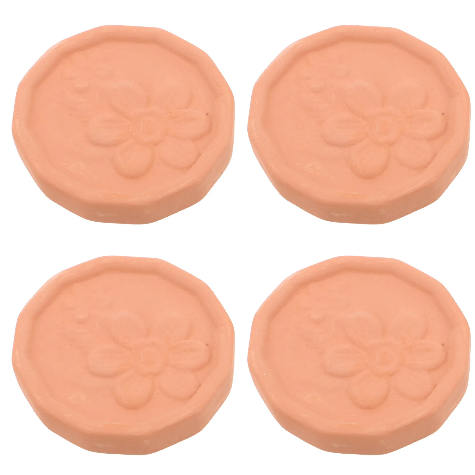 4 Piezas Cestas Calentadoras de Pan de Terracota Redondas, Piedras Calentadoras de Pan, Calentador de Tortillas y Repostería de Gres, Conservador de Frescura de Alimentos con Aislamiento