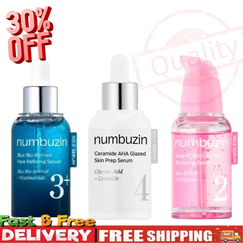 

Синий биоретинол + керамид AHA + Rose PDRN Essence Kit - подтягивает поры, восстанавливающий барьер, осветляет глазурованную кожу