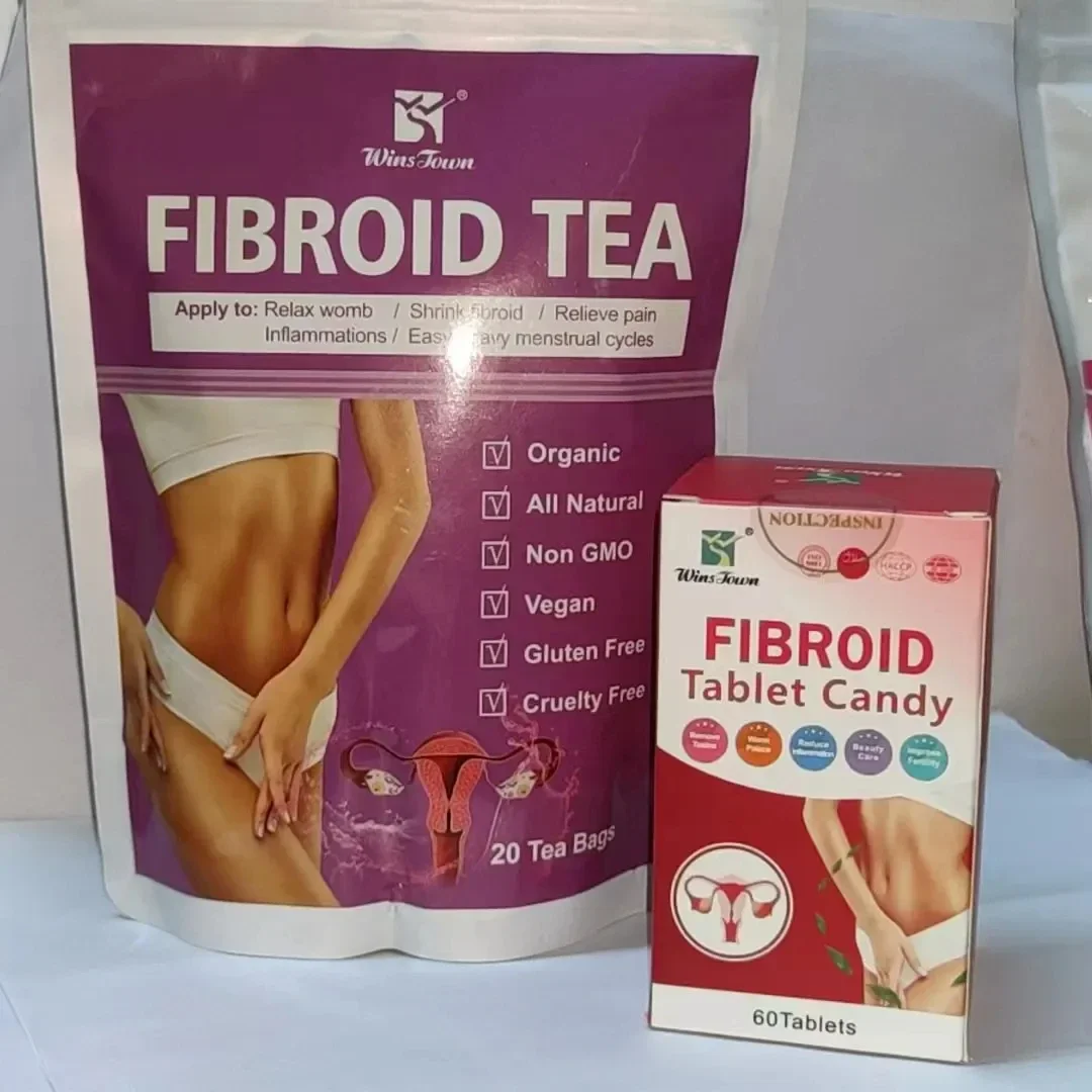 1 Bottle Fibrous Tablets Pills Can Eliminate Uterine Toxins Restore and 1 bag Fibroid Natural Antioxidants Help Clear