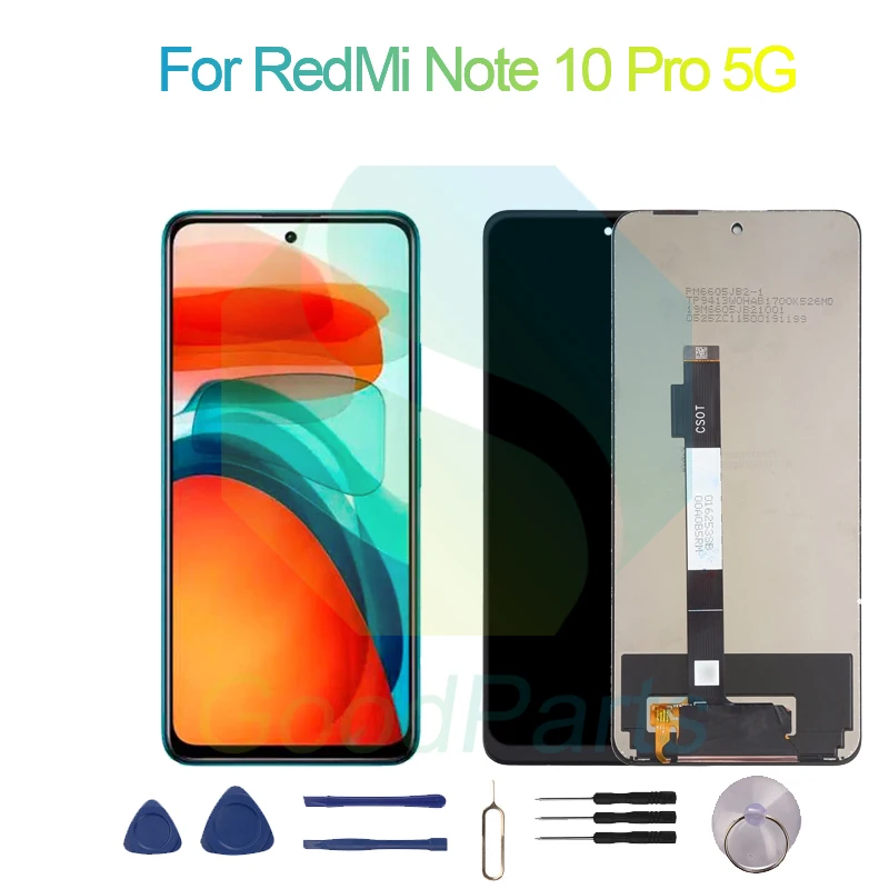 

For RedMi Note 10 Pro 5G LCD Display Screen 6.67" For RedMi Note 10 Pro 5G Touch Digitizer Assembly Replacement