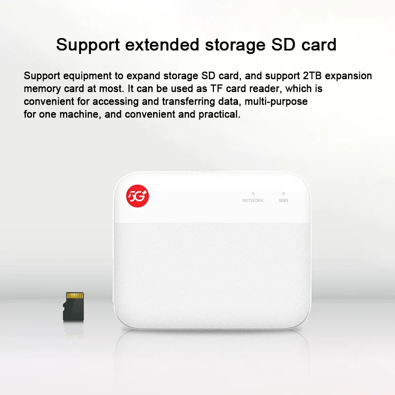 Imagem -05 - Zte-wifi Roteador 5g Repetidor de Sinal de Rede Dl1.6gb s ul 225 mb s Modem Portátil Bolso Hotspot com Slot para Cartão Sim sem Bateria F50