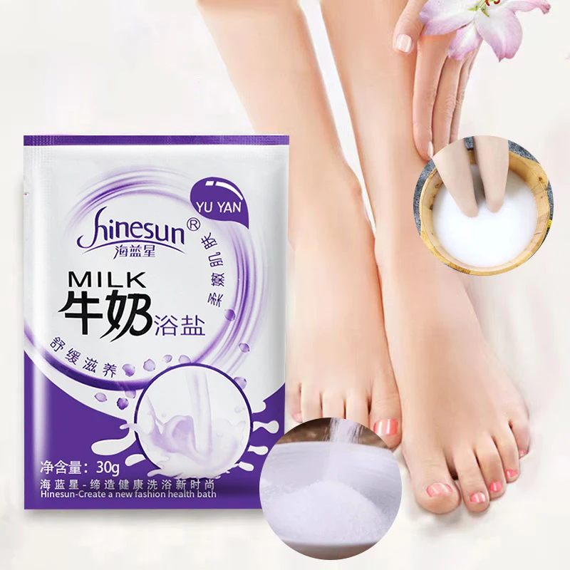 

Foot Bath Soak Salt Feet Bath Crystal Mud Skin SPA Powder Moisturizing Body Exfoliation Scruber Care Rose Jasmine Scent Salts