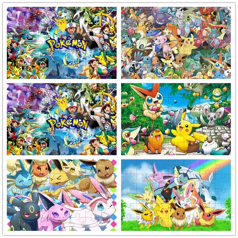 

Pikachu Puzzle for Adults & Kids Personalized Creative Gift Toys with Box 108/300/500/1000Pcs Funny Wooden Diy Jigsaw