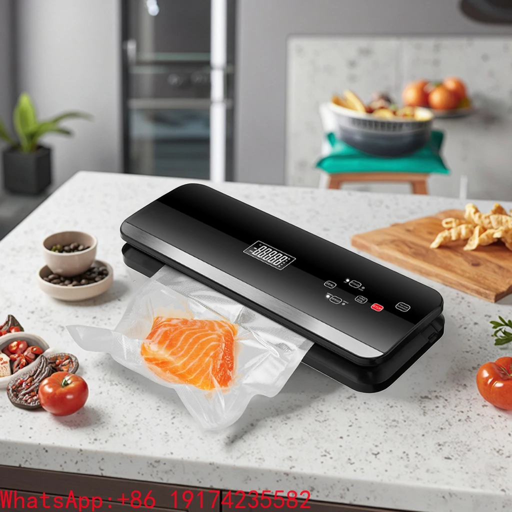 Fully Automatic Electric Food Vacuum Sealer Powerful Household Vacuum Sealing Machine with Bags