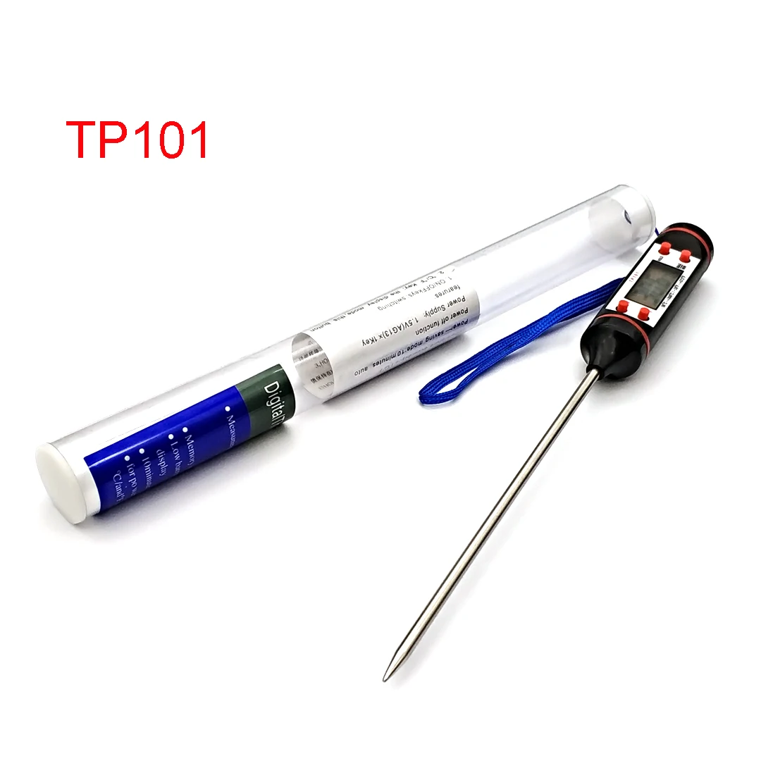 Digital Meat Thermometer Cooking Food Kitchen BBQ Probe Water Milk Oil Liquid Oven Digital Temperaure Sensor Meter TP101