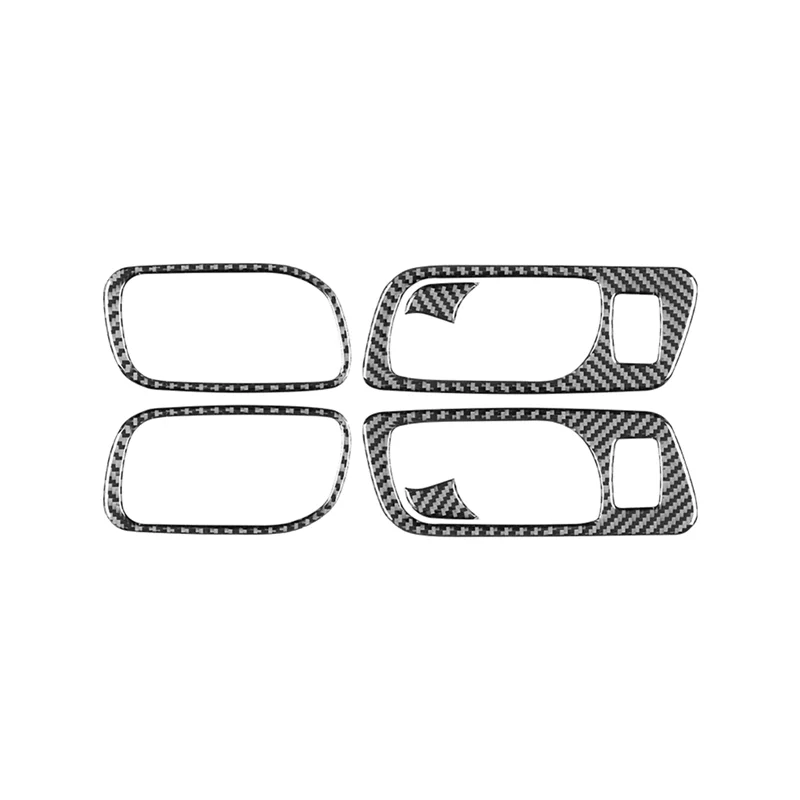 

Углеродное волокно для Honda Acura TSX 2004-2008, внутренняя дверная ручка, крышка панели, отделка, аксессуары для интерьера