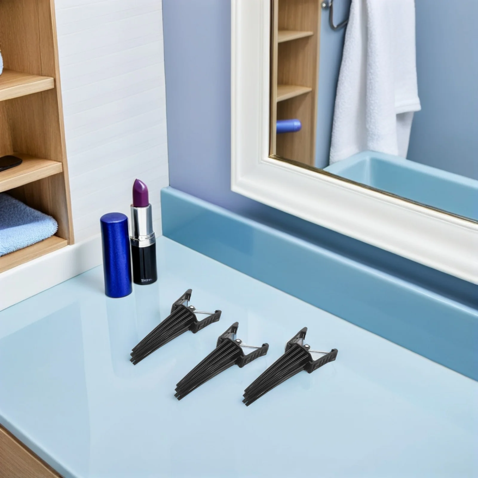 

10 шт. инструмент для увеличения объема высокой коронки — зажимы для увеличения объема белых волос — при коронке и челке — удобное для путешествий при увеличении объема