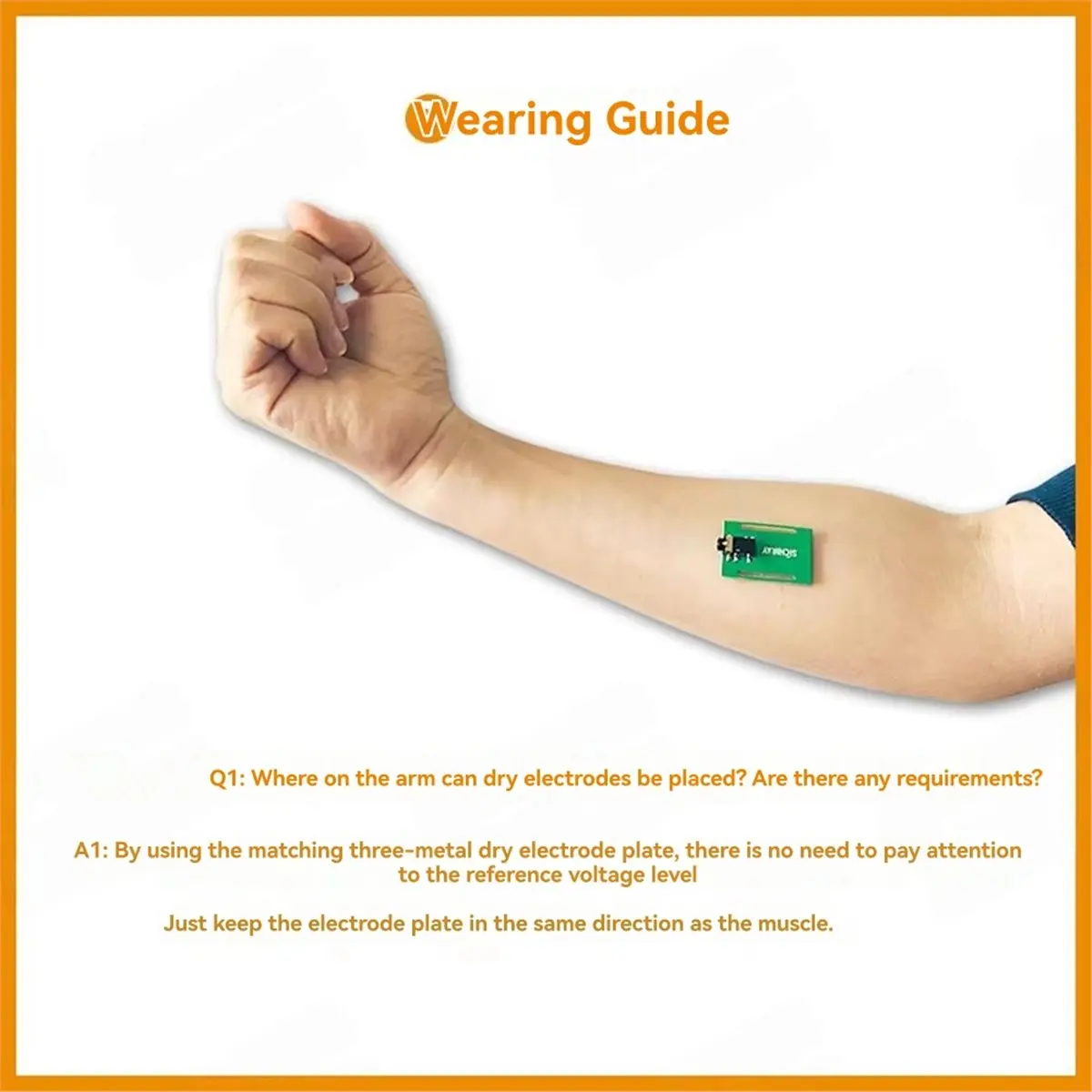 Single Conduction Muscle Electric and Electromyography Sensors Kit
