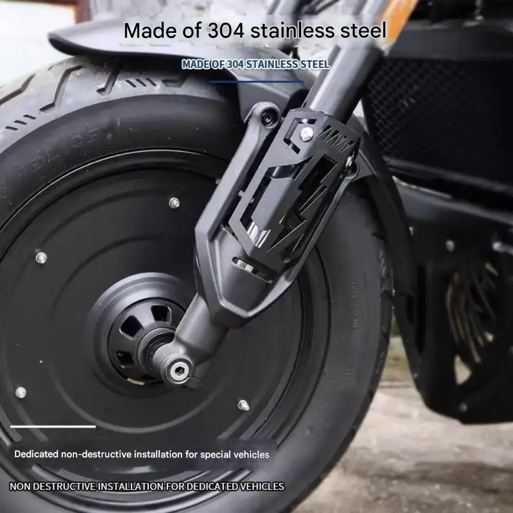 FOR VOGE CU525 Matte Black Warrior Front Shock Absorber Decorative Shield CNC Aluminum Blackened Suspension Baffle Motorcycle