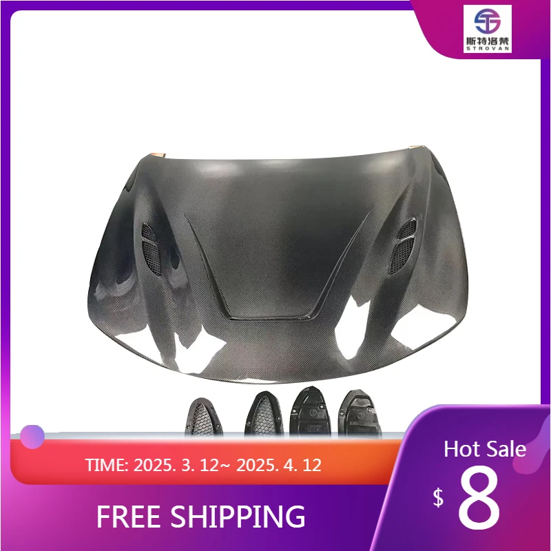 

Deren High QualityHigh Quality GTA Style Carbon Fiber Hood for Alfa Romeo Giulia Bonnet Perfect Fitment