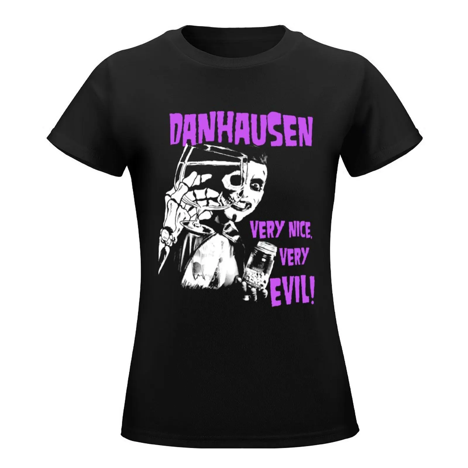 Danhausen X Misfits Very Nice Very Evil Essential T-Shirt sports fans funny t-shirt dress for Women plus size sexy